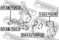 фото thumb №3, Dac42760039 febest подшипник ступица передние hyundai
