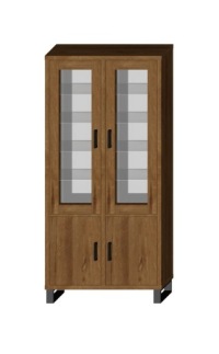 Шкаф SARA LOFT 4D 120 высокий металлический - lancelot