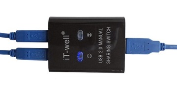 Двухпортовый USB-KVM-переключатель