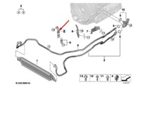 фото thumb №9, Кронштейн трубка радіатора оливи bmw 3 g20 17227936448 7936448