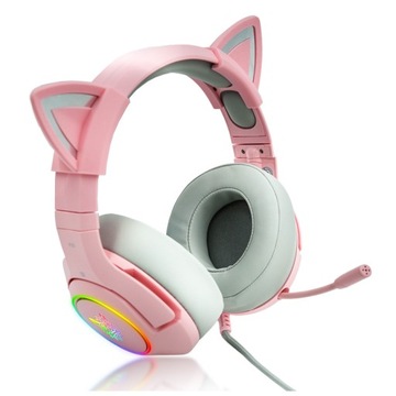 ONIKUMA K9 ИГРОВЫЕ НАУШНИКИ МИКРОФОН КОШАЧЬИ УШИ CAT RGB USB