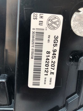 фото thumb №6, Лампа vw passat b8 sedan сторона права