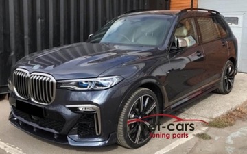 фото thumb №12, Спойлер накладка пороги bmw x7 g07 m набір карбон s