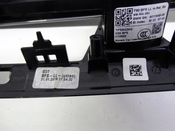 фото thumb №15, Bmw m5 f90 18-23 dekor консолі панелі розподільчої 8070548 alu карбон