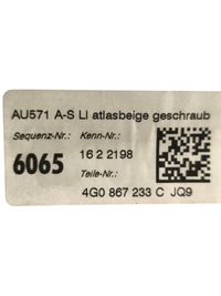 фото thumb №8, Audi a6 s6 c7 4g 2017 все защита стойка стекло передней / a