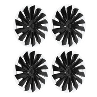 фото thumb №6, 4 szt. ковпак ступиця колеса w стиль турбіни ступиця колеса повна захист обід
