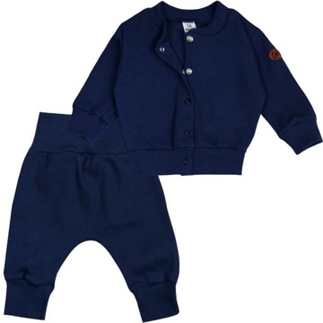 BABY SET спортивный костюм спортивный костюм RIBBON темно-синий 56