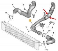 фото thumb №6, Citroen jumper ii peugeot boxer 2,2 hdi шланг труба waz turbo интеркулера
