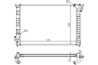 фото thumb №2, Радиатор двигателя mini r50 r53 r52 1.6 03.02-1