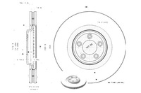фото thumb №1, Brembo гальмівні диски гальмівні 2szt. jaguar f-type xf xf