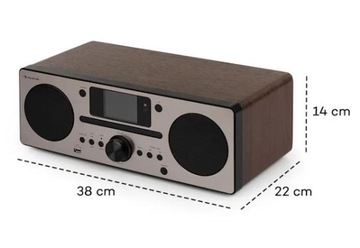 Auna Harvard CD/USB/BT/FM/DAB Spotify Online Network Radio