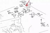 фото thumb №7, Mercedes-benz e w124 реле wyłączania насоса топлива a0025450505 oem