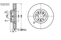 фото thumb №1, Ate тормозные диски тормозные 2szt. citroen c5 iii c6 peuge