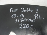 Подкрылок перед левое fiat doblo 2 2010-14 51810940 с Разборки, фото thumb