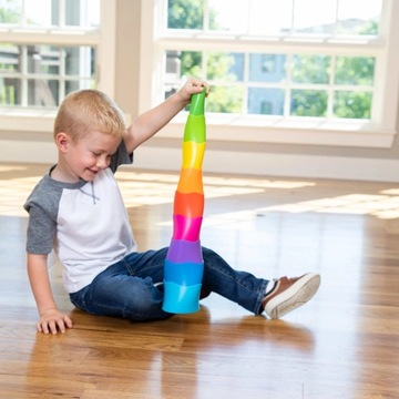 SPIROCU PYRAMID TOWER РАЗНОЦВЕТНЫЕ ИГРУШКИ ДЛЯ МОЗГА FAT