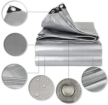 Брезент Silver 120г Толстый Прочный 1,5х2 УСИЛЕННЫЙ