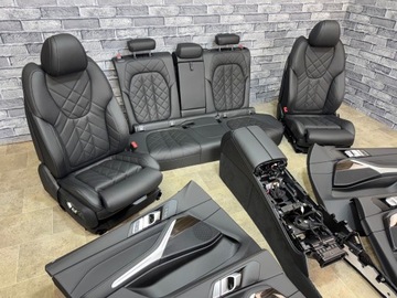 фото thumb №7, Bmw x5 g05 салон сиденья диван обшивки м-пакет кожа з підігрівом schwarz