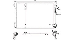 Nrf радіатор води renault espace 3 2.2 12v td Ціна, фото thumb
