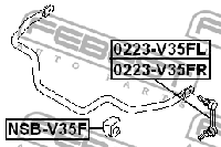 фото thumb №4, Подушка втулка стабилизатора перед do infiniti g 35