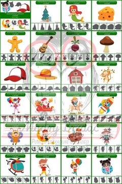 Клип обучающие пособия - ТЕНИ 2 - 23 карточки