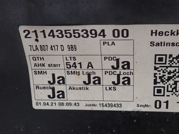 фото thumb №15, Бампер зад задний комплектный оригинал pdc vw transporter t6 21r