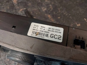 фото thumb №9, Панель кондиціонера повітропровід opel astra h 13122963 901512400003