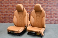 фото thumb №7, Сидіння заднє сидіння середина салон bmw 8 g15 coupe vari cognac individual