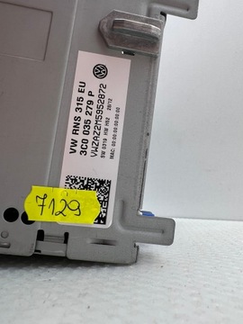 фото thumb №8, Радіо cd навігація vw passat tiguan golf touran 3c8035279c rns 315 + код