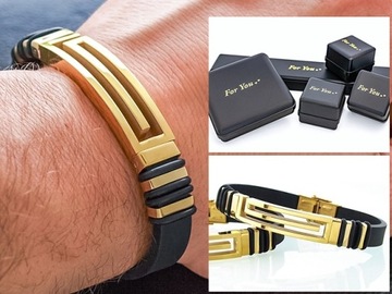 Ekskluzywna złota bransoletka 14k