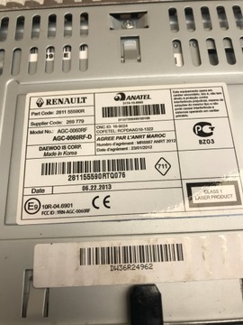 фото thumb №6, Радіо програвач cd usb renault capture 281153292r