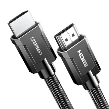 КАБЕЛЬ UGREEN HDMI 2.1 8K 60HZ UHD 4K 120HZ HDR 3D 48GBPS ОПЛЕТКА 2M