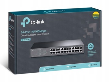 TP-LINK TL-SF1024D Коммутатор RACK 24x RJ45 100 Мбит/с