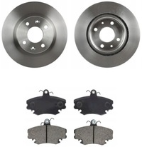 фото thumb №1, Тормозные диски + тормозные колодки перед renault clio ii twingo