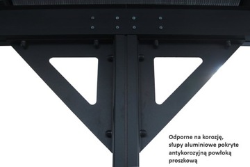 NEVADA Навес для машины 5,8x3м Холодный Серый - HARDMAISTER