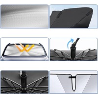 Зонт автомобильный с obracany кронштейн 360° i szkieletą с волокна угольный Оригинал, фото thumb