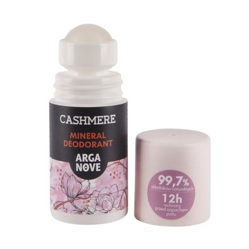 Dezodorant mineralny ałunowy roll-on Cashmere 50ml Arganowe
