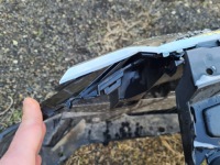 Бампер citroen c3 3 спойлер решётка средняя молдинг хром абсорбер Оригинал, фото thumb