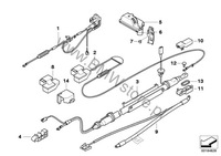 фото thumb №13, Bmw e60 e61 e63 разъём b+ выход клемма plus отсек 6923945 кронштейн 6932006