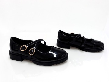 Black Girls 'Ballerino Shoes Lawned Lofers для пряжек 36