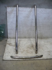 Трубопровід труби перед поріг пороги правий лівий duster i комплект кріплення Зі Шроту, фото thumb