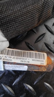 фото thumb №6, Подушка безпеки шторка безпеки лівий ліва peugeot 508 i 9802985280