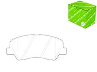 фото thumb №1, Тормозные колодки тормозные kia rio iii 11- перед valeo