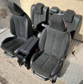 фото thumb №6, Сидіння шкіряні диван citroen ds7 алькантара шкіра