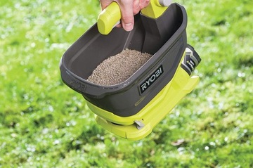 РАЗбрасыватель семян соли RYOBI SEEDING АВТОМАТИЧЕСКИЙ БЕСПРОВОДНОЙ АККУМУЛЯТОРНЫЙ РАБОТАЮЩИЙ