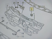 фото thumb №5, Заглушка резиновый элемент крышка стены перегородки audi a6 c5