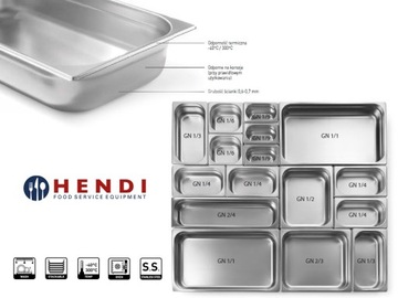 Pojemnik GN 1/3 HENDI Budget Line 1,5L 40mm