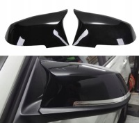 Корпус зеркал bmw f20 f30 f32 f22 f36 накладки зеркало чёрный блеск m3 в Украине, фото thumb