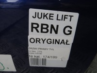 Nissan juke f15 рестайлінг  дверей правий задній задні rbn 14- в Україні, фото thumb