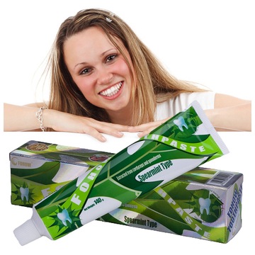 Зубная паста FOHOW CORDYCEPS – БЕЗ ФТОРА, мята
