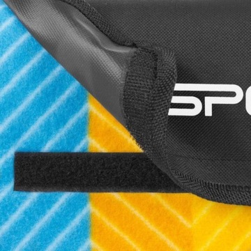 Складное пляжное одеяло для пикника с карманом 130Х150 Spokey GRAIN